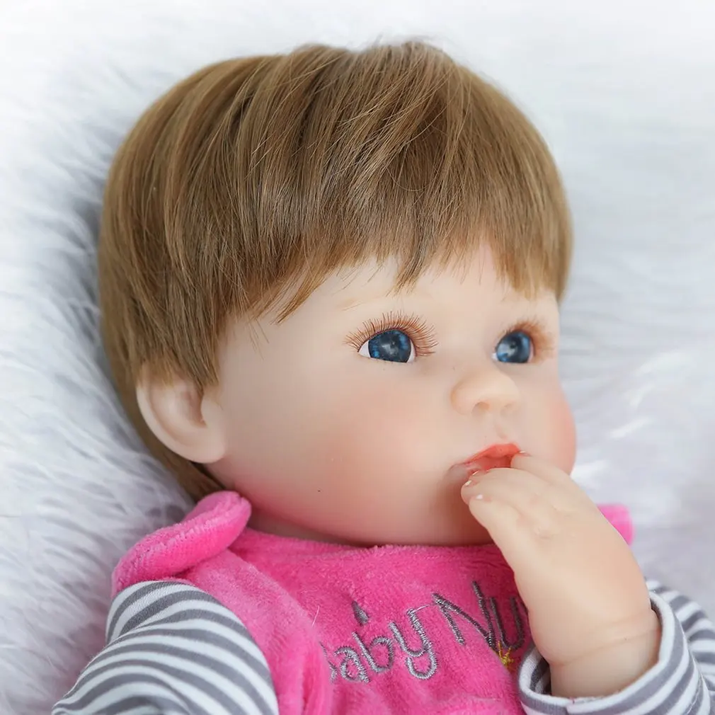 40 см силикона Reborn Baby Doll игрушка Для тела мягкий винил Куклы новорожденных магнитного рот реалистичные для девочек подарок на день рождения принцессы игрушка кукла