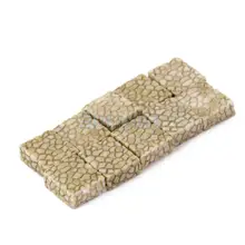 10x Миниатюрный смолы каменная мостовая микро пейзаж Карликовые деревья садовый декор