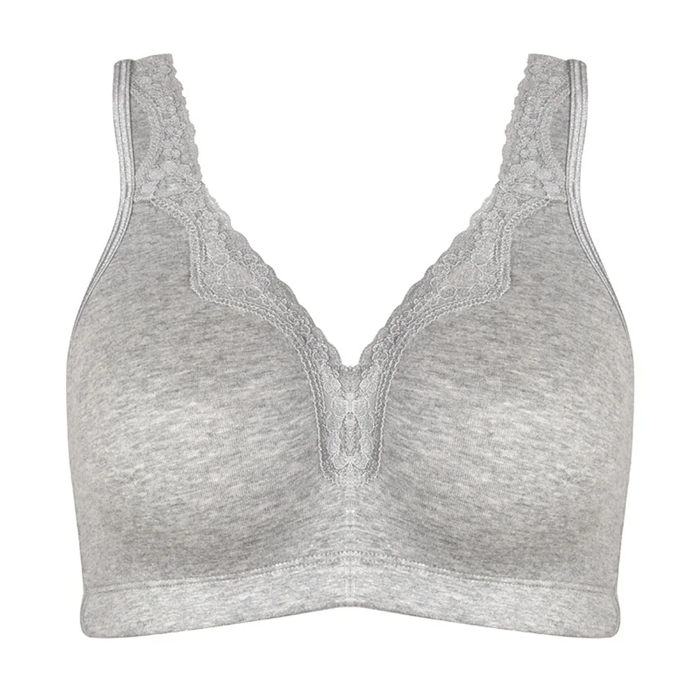 Koop Yandw Vrouwen Beha Zachte Cups Draadloze Full Coverage Minimizer Bras Plus Size B C D E F 36 38 40 42 44 46 48 50