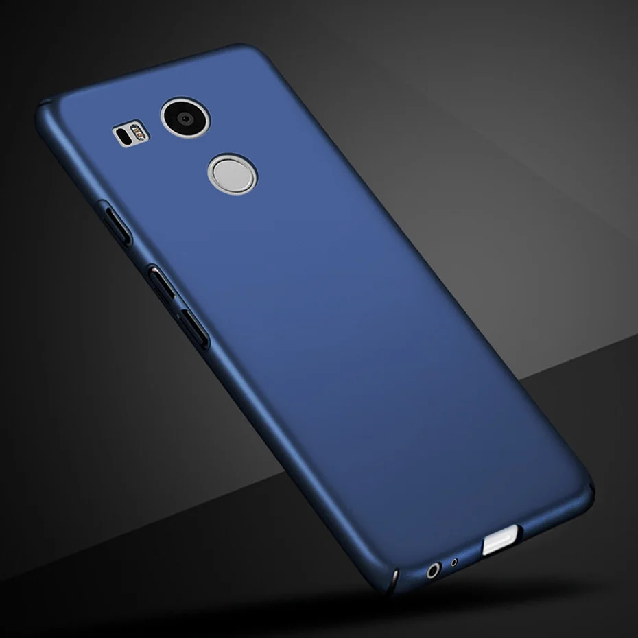 Чехол для LG Nexus 5X, чехол для Google Nexus 5X, матовый чехол для LG Nexus 5X, жесткий пластиковый защитный чехол для телефона s - Цвет: Royal Blue