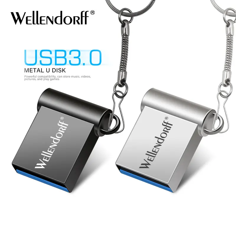 USB 3,0 супер мини металлический usb флеш-накопитель 64 ГБ 32 ГБ 16 ГБ 8 ГБ 4 ГБ флеш-накопитель портативный 128 Гб карта памяти Флешка для хранения