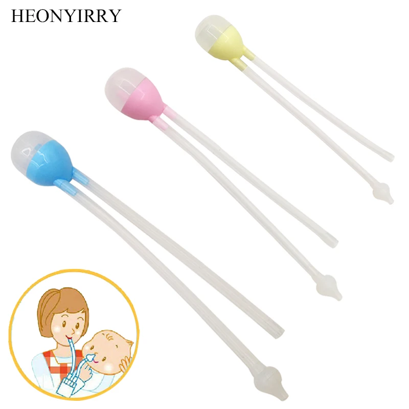 

New Born Baby Vacuum Suction Nasal Aspirator Safety Nose Cleaner Infant Baby Nose Up Aspirador Nasal NewBorn Care Flu Protection