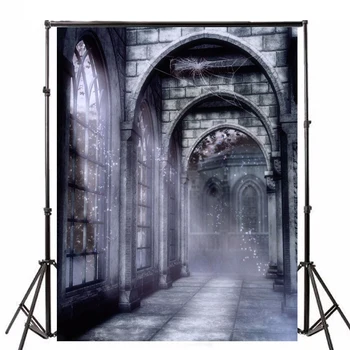 

1pc 7x5ft Terror Castle Photography Backdrop Waterproof Vinyl Retro Castle Background Studio Photo Props Computer Printed Mayitr