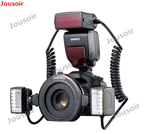 Кольцо YONGNUO для вспышки Speedlite с 2 вспышками и 4 переходными кольцами C 5D Mark II III 6D 7D CD50