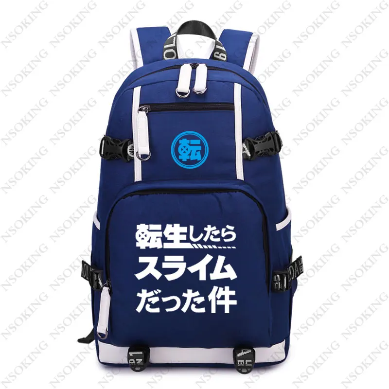Рюкзак Tensei Shitara Slime Datta Ken Rimuru Tempest для косплея, нейлоновая школьная сумка для школьников, студентов, подростков, дорожные сумки - Цвет: 03