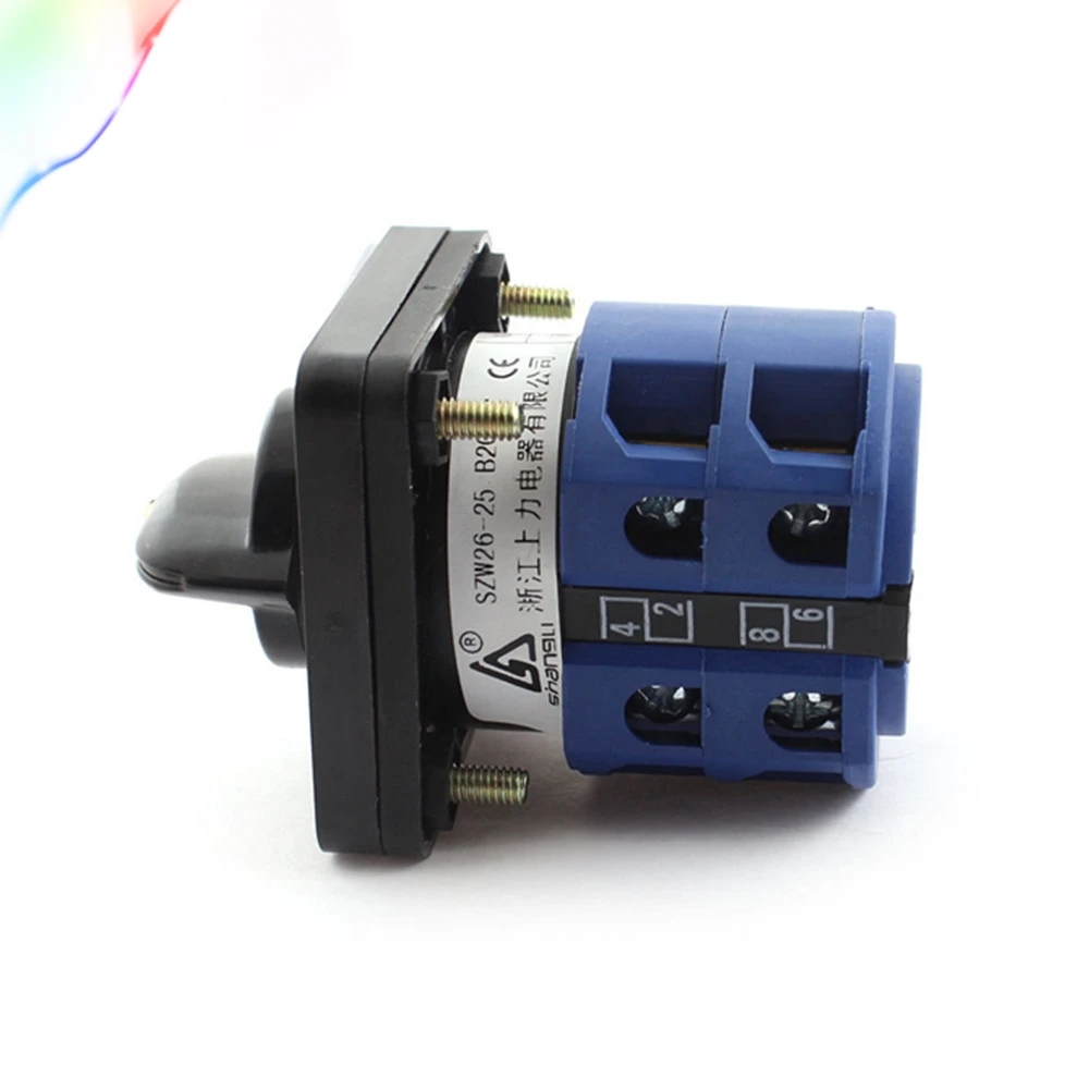 AC 660V 25A 2 полюсный ВКЛ ВЫКЛ с мгновенным управлением поворотный кулачковый