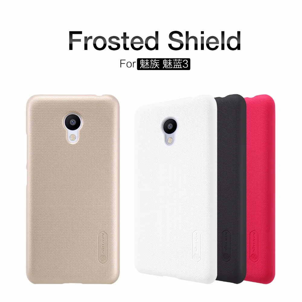 

Meizu M3 mini note (5 inch) Case NILLKIN Super Frosted Shield back cover case with free screen protector and Retail package