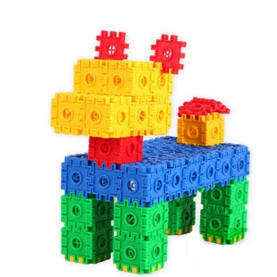 

Edducational toys Digital plastic square jigsaw puzzle toy child plastic insert toys