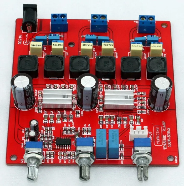 TPA3116 2 1 channel digital font b amplifier b font board 100W 50 50W font b