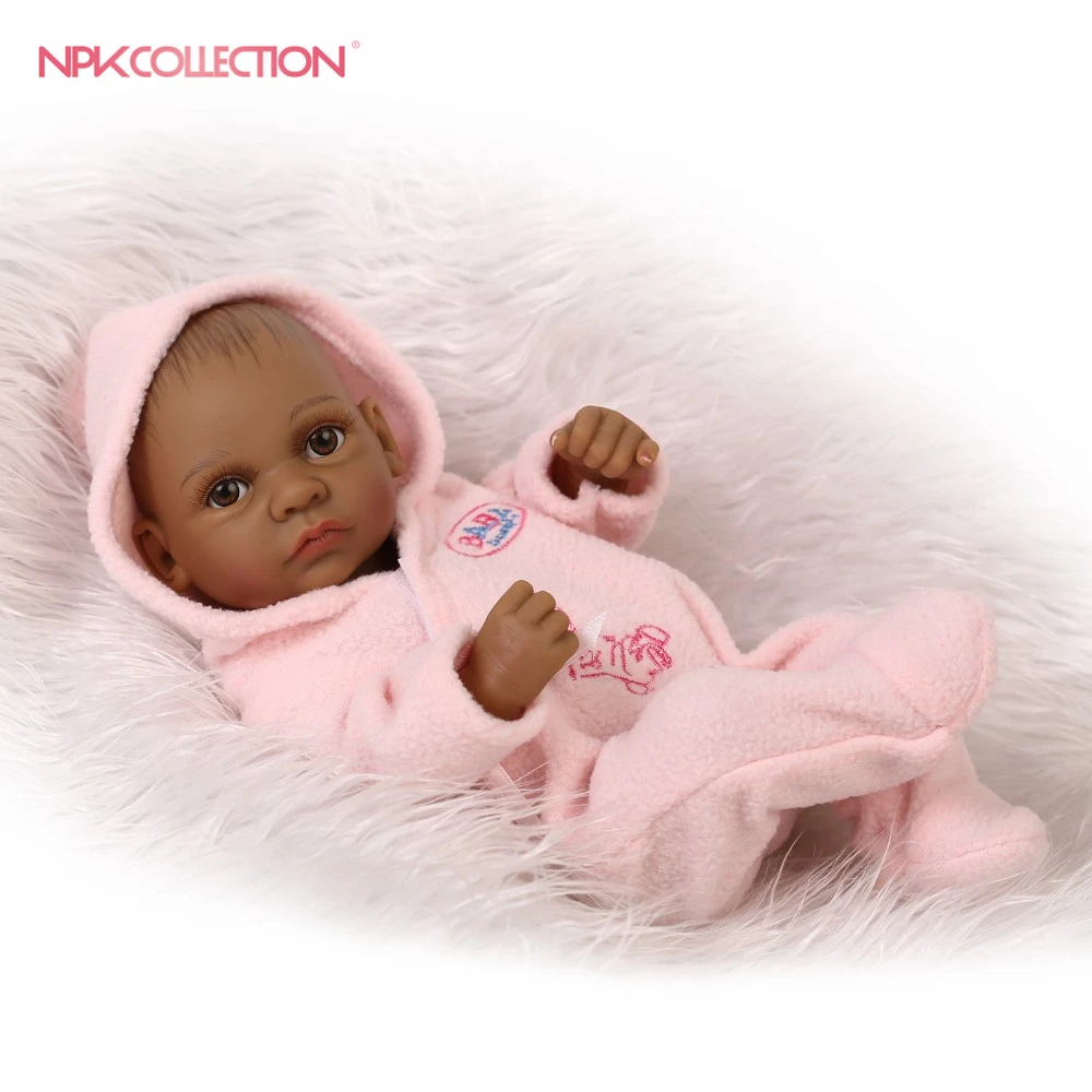 

Cute model premie newborn small 12inch 25CM soft silicone vinyl doll bathing toys real soft gentle touch for child