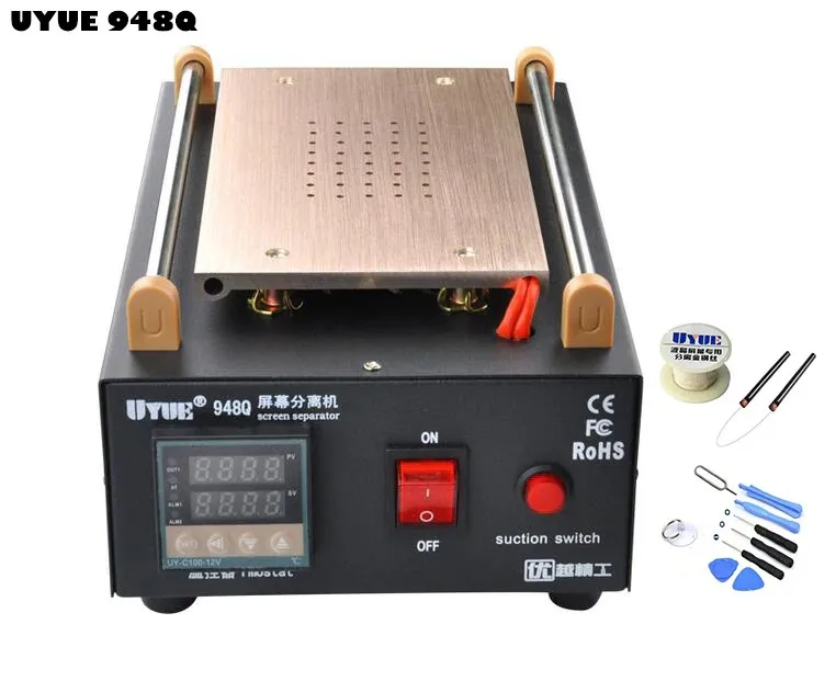 UYUE 948Q Встроенная вакуумная машина сепаратор с ЖК экраном с проволокой для резки и 8 в 1 открытые инструменты 220В/110В|Наборы электроинструментов| | АлиЭкспресс