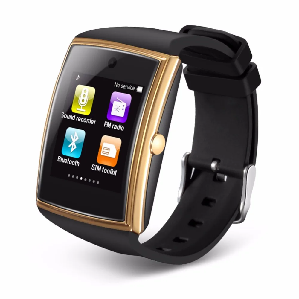 

Men Bluetooth NFC Smart Watch for iOS Android Waterproof Health Monitor Smartwatch Support Sim / TF Card