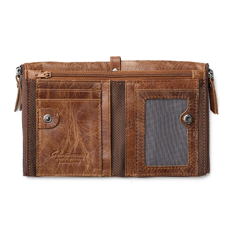 Genuine Leather Wallet Men Women (2)