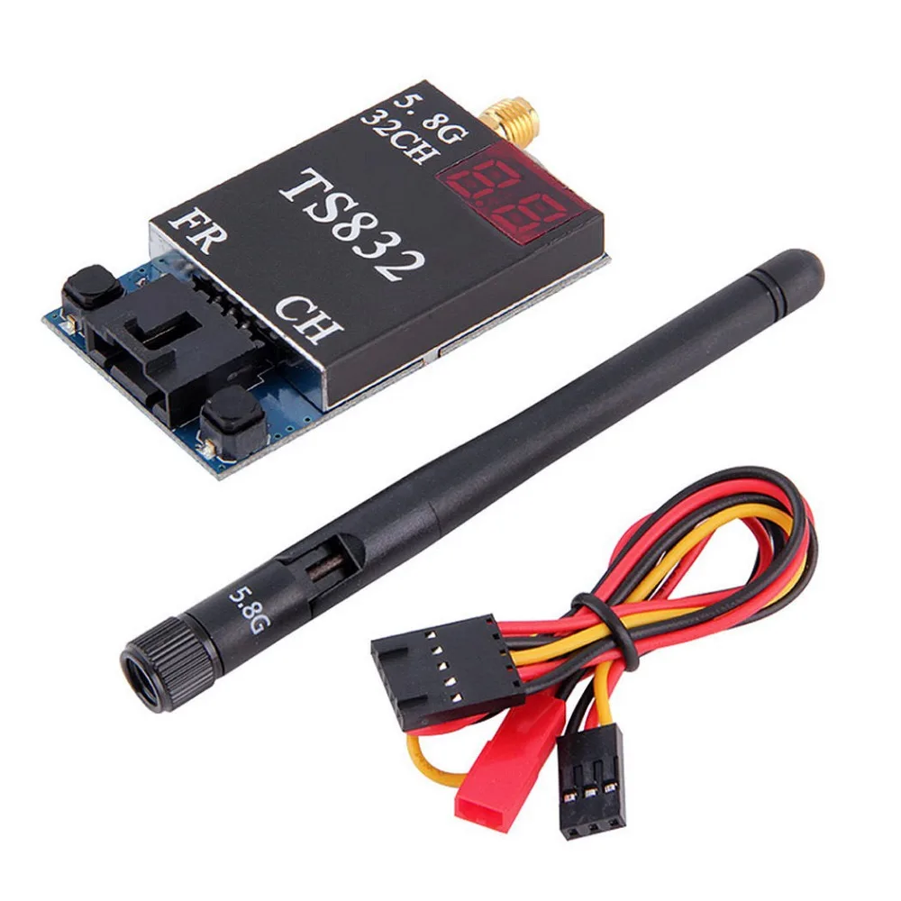 

TS832  Receiver RC832 48CH 5.8G 600mW Wireless AV FPV Transmitter Modules Audio VideoFor DJI Phantom