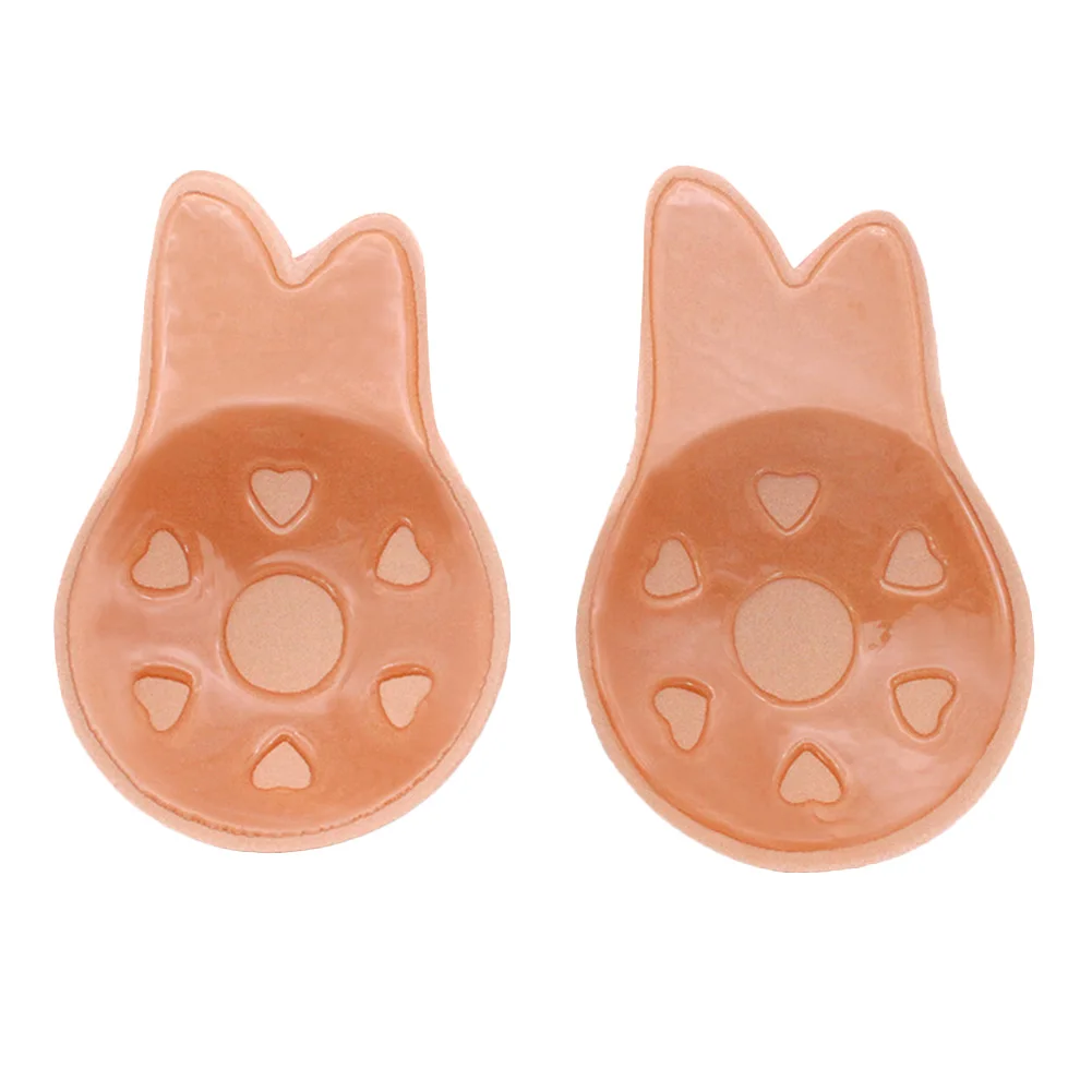 

Droppshiping 1 Pair Women Silicone Invisible Breast Lift Up Bra Tape Sticker Nipple Cover Strapless Backless BFJ55