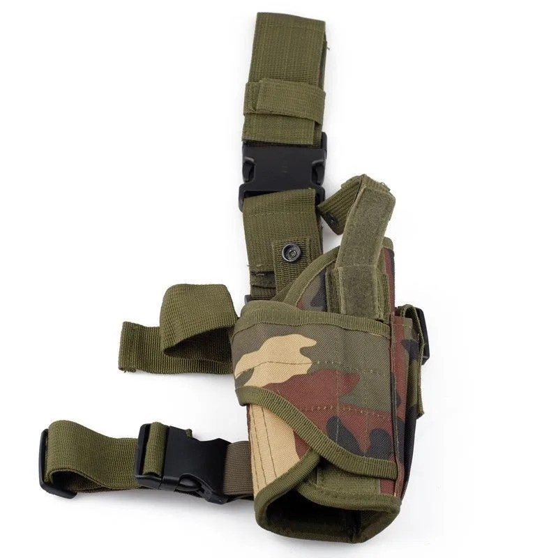 Регулируемая кобура для пистолета, Охотничья Военная нейлоновая кобура, Охотничьи Аксессуары для Glock 17 19 Beretta M9 - Цвет: Jungle Camoufalge
