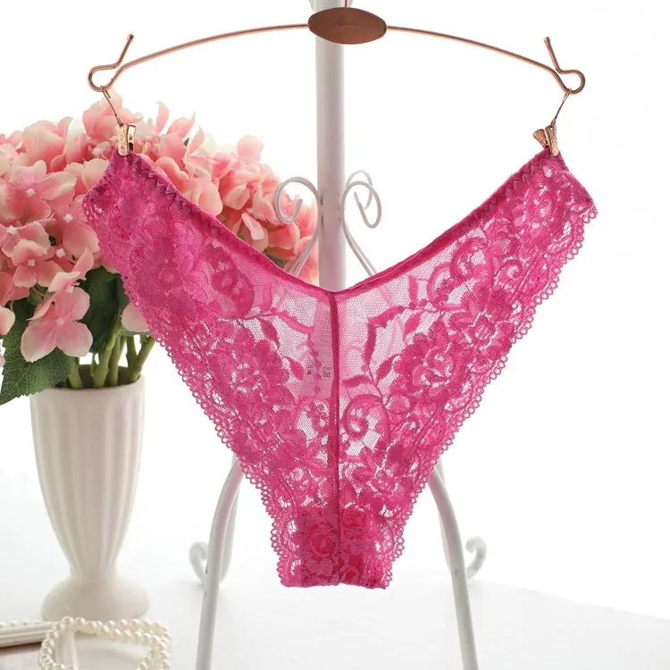 Free Shipping Sexy Women Briefs Panties Women's Lace Underwear Thong G String Woman Short String M L XL XXL XXXL  XXXXL (13)