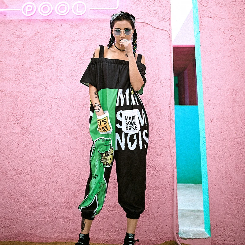 dinosaur jumpsuit womens