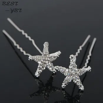 

20Pcs Wedding Hairpins Crystal Starfish Rhinestone Hair Pin Clips Women Jewerly Bridal Bridesmaid Hair Accessories