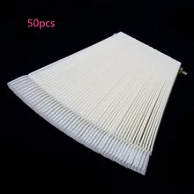 Прозрачный 50 шт Набор цветных пластин для лака для ногтей Веерообразный лак для ногтей практичный набор цветных карт для ногтей инструменты для маникюра