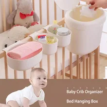 Bed Hanging Box,Portable Baby Crib Organizer for Baby Essentials Diaper Storage Cradle Bag Bedding Set Bed Hanging Box,Portable Baby Crib Organizer for Baby Essentials Diaper Storage Cradle Bag Bedding Set