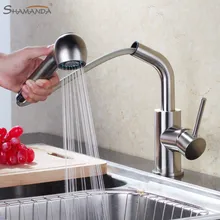 Латунный Смеситель для горячей и холодной воды вытяжной кухонный кран 360 градусов раковина вращения кран 11005