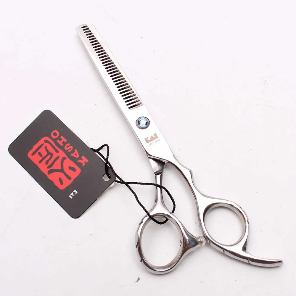 6" 17.5cm Kasho 440C Hairdresser's Scissors Thinning Shears Double Side