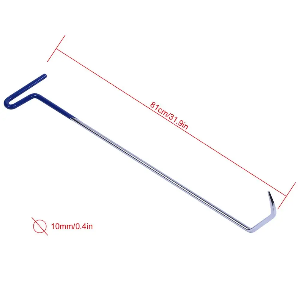 Лучшие Супер PDR инструменты ломы автомобиля толкатель крюк стержень безболезненный удаление вмятин комплект Лом Открытие инструмент ремонт ручной инструмент Pry Bar Набор