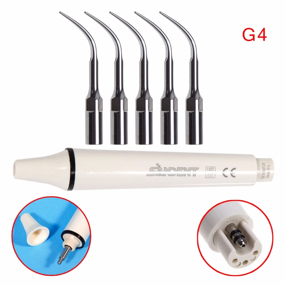 Dental Ultrasonic Perio Scaler Handpiece Fit EMS WOODPECKER + 5x