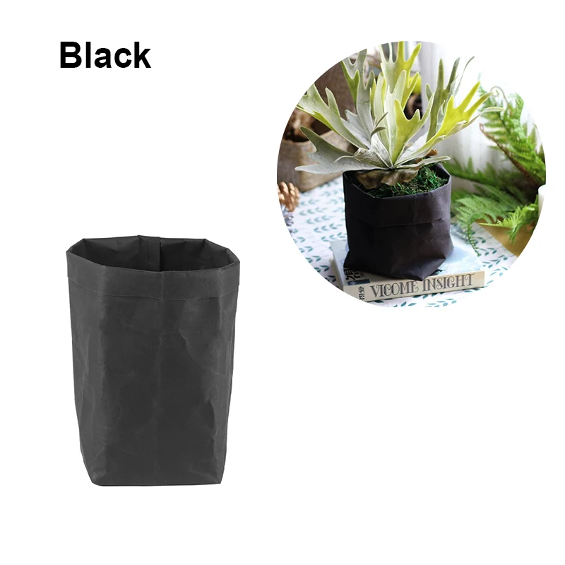 غسلها كرافت ورقة حقيبة multifunction متلألئ إعادة تخزين الأواني لمحطة الزهور ديكور المنزل