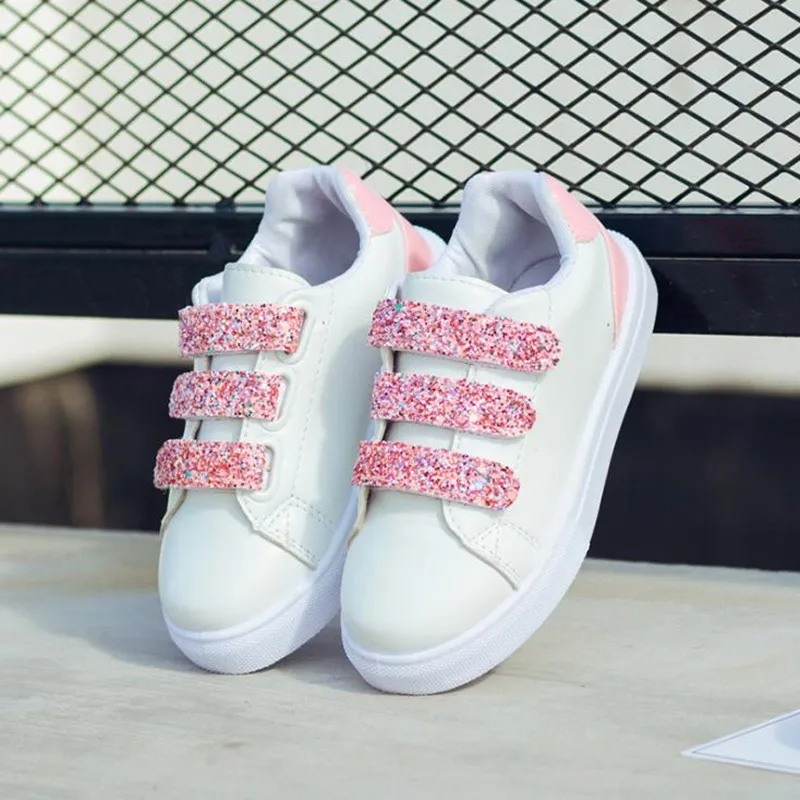

HaoChengJiaDe Girls Boys Sneakers Spring New Fashion Children Casual Shoes Soft Comfy Sport Kids Breathable Shoes For Girls