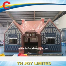 8X6X5 м надувные Ирландский Паб Палатка/рекламные индивидуальные надувные бар/надувной бар дом для продажи с бесплатным воздуходувкой