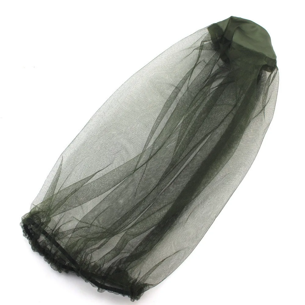

Mosquito Head Net Mesh Face Protector Cap Insect Bee Sun Fish Hat 10.4