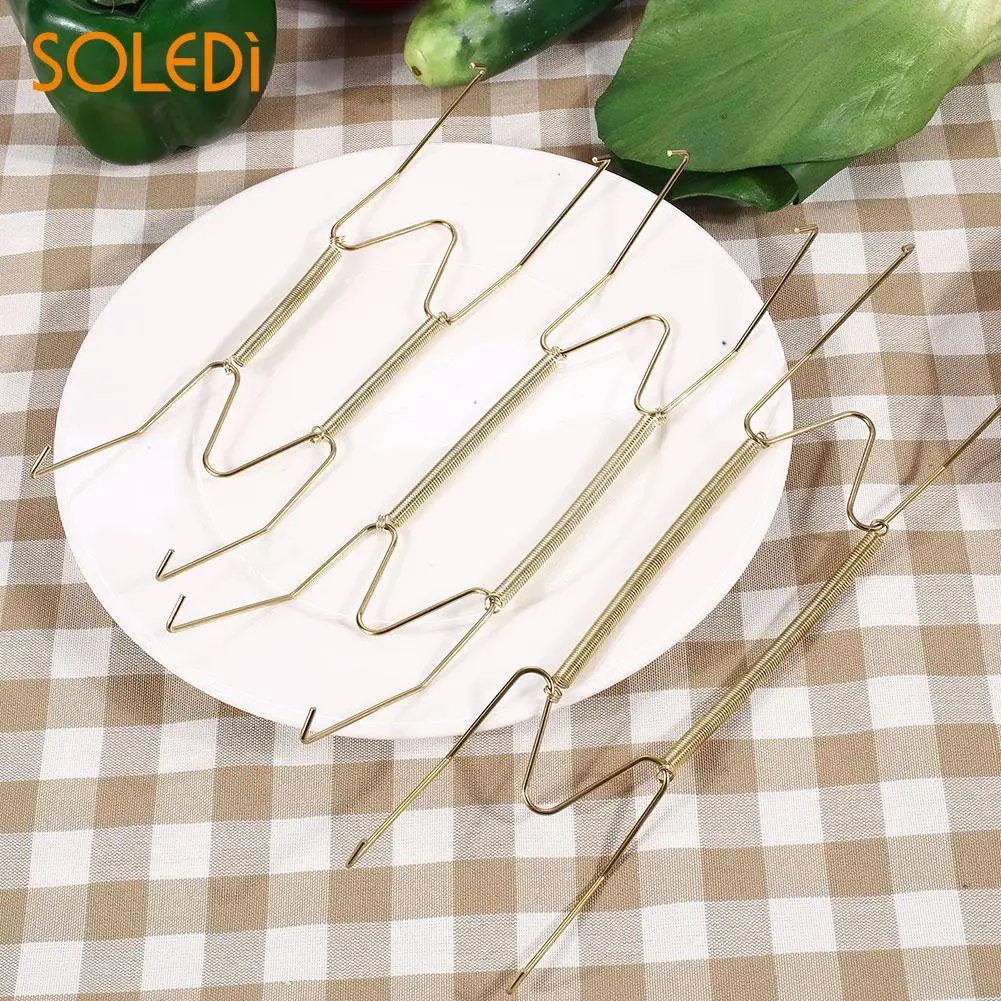 Practical Hook Plate Spring Wall Hanger Holder Hanging Beautiful W Type