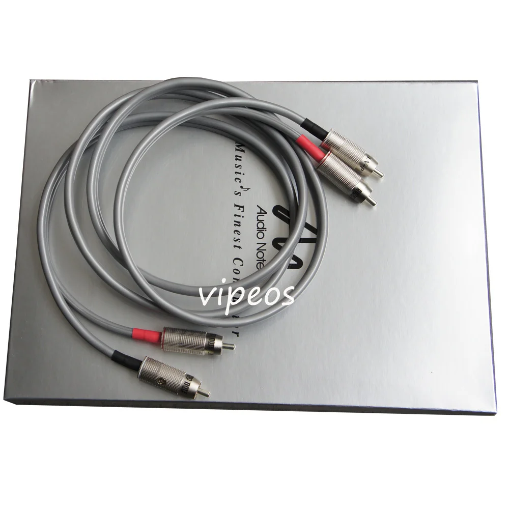 Аудиокабели 1 5 м Audio Note AN Vx однотонные Серебристые 99.99% RCA соединение с коробкой|audio