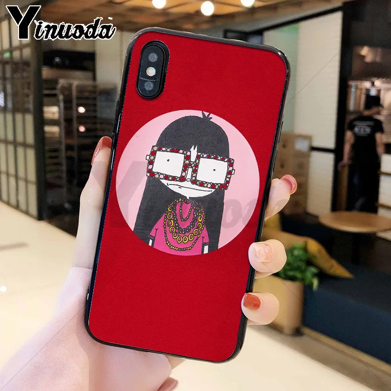 Yinuoda لطيف فتاة مارك جاكوبس لينة سيليكون لينة TPU جراب هاتف ل أبل فون 8 7 6 6 ثانية زائد X XS ماكس 5 5 ثانية SE XR الهواتف المحمولة Yinuoda لطيف فتاة مارك جاكوبس لينة سيليكون لينة TPU جراب هاتف ل أبل فون 8 7 6 6 ثانية زائد X XS ماكس 5 5 ثانية SE XR الهواتف المحمولة
