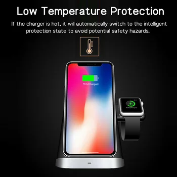 

3 in 1 Wireless Charger Multifunctional Fast Charging Dock Stand for Mobile ND998