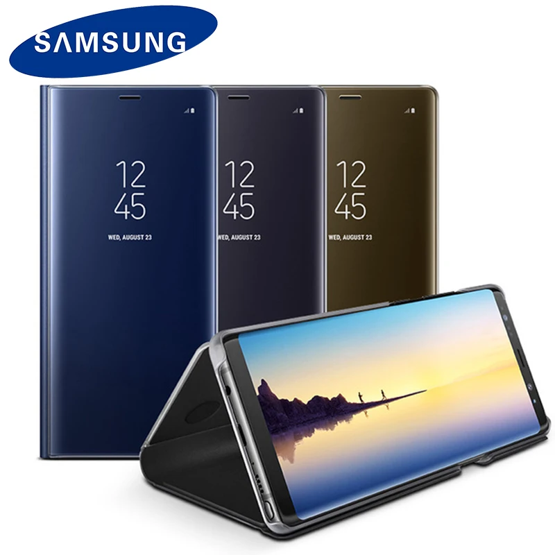 Samsung оригинальный S8 плюс Clear View напольное зеркало крышка смарт Экран Защитите