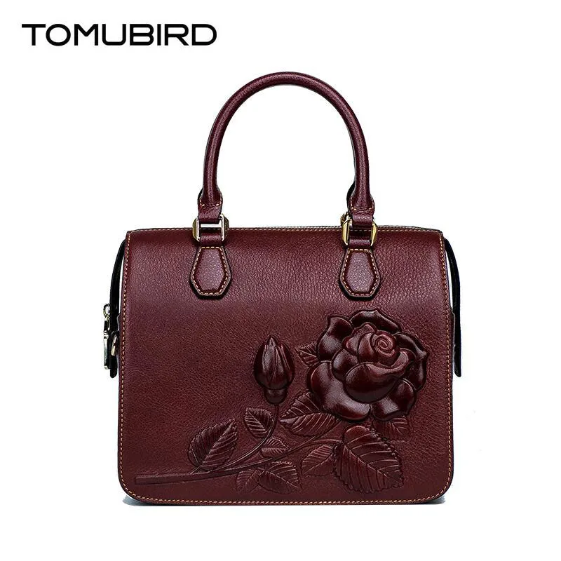 TOMUBIRD 2017new Superior cowhide leather font b famous b font font b brand b font font