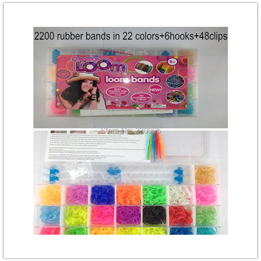 Loom Bands Accessories 900 Multi C Clips For Making Loom Band Bracelets