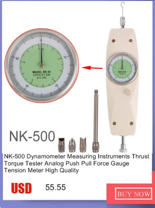 Высокое качество NK-20 аналоговый динамометр измерительные приборы тяги тестер Push Pull Force Gauge измеритель напряжения