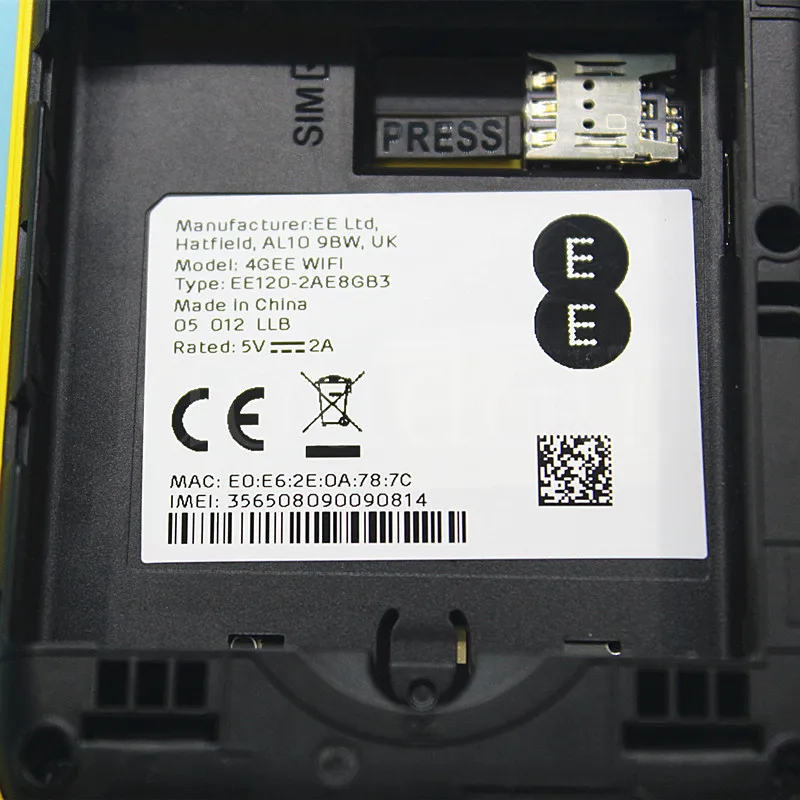  Unlocked Alcatel EE120 Cat12 600Mbps Portable 4300mAh Battery 4G LTE Mobile WiFi Router 4GEE WIFI a