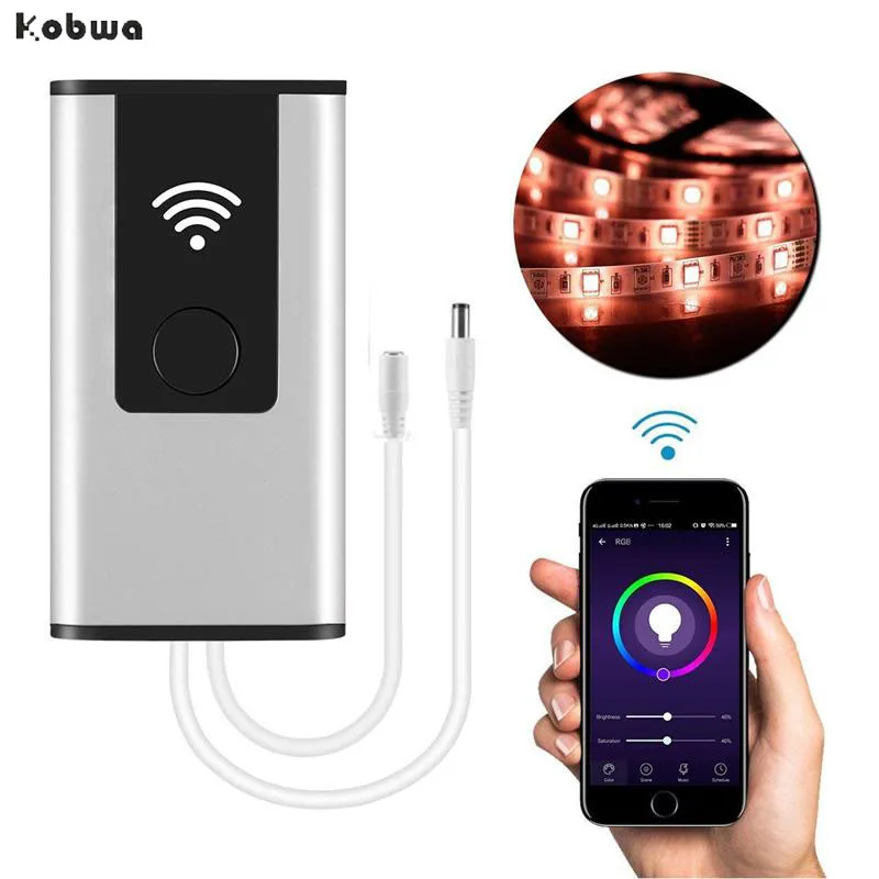 

Smart Home Automation Wireless Wifi Remote Controller RGB LED Strip Control Light Switch For Iphone Android Supports Alexa