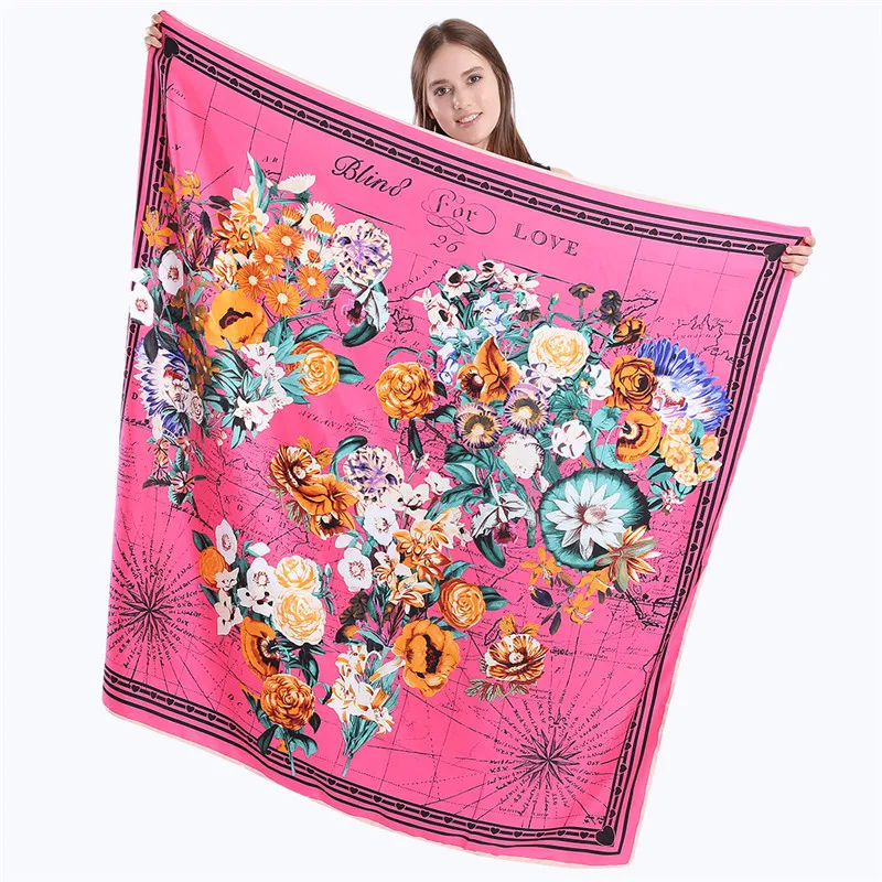 new-luxury- brand-women-floral-print- winter-twill-silk- scarf-9