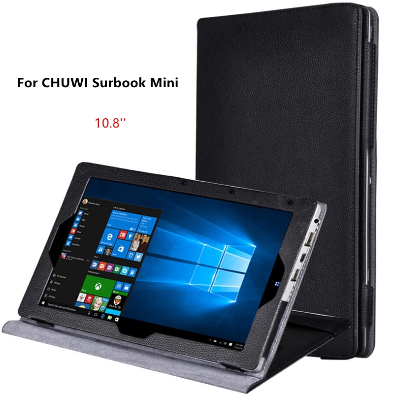 

For CHUWI Surbook Mini Case Litchi Pattern PU Leather Protective Cover For Surbook Mini 10.8'' Leather Case