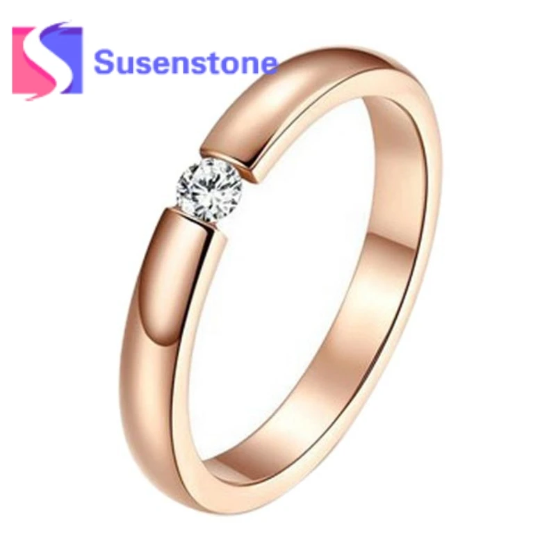 

Womens Luxury Metal Zircon Simple Rings Accessories Gold Silver Rings Fine Couples Jewelry Size 8-11 Perfect Gifts Wholesale