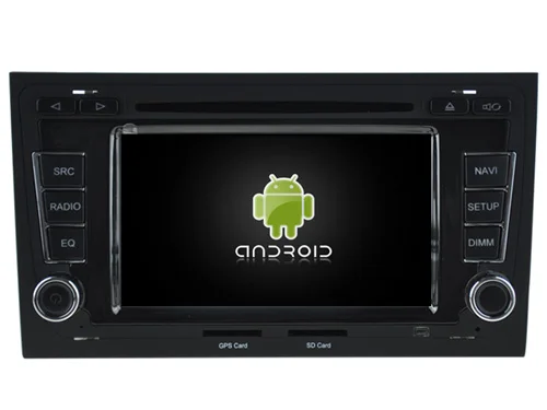 Discount Android 8.0 octa core 4GB RAM car dvd player for AUDI A4/S4/RS4 2002-2008 ips touch screen head units tape recorder radio gps 0