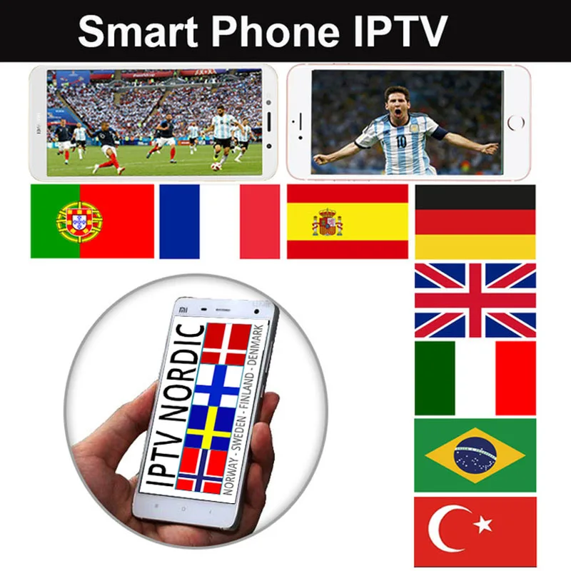 

Iptv Nordic Albanian Sweden spian Norway IPTV LIve VIP sport Abbonamento For Iphone M3U Smart Tv Enigma2 Mag250 mag 256 TVIP VOD