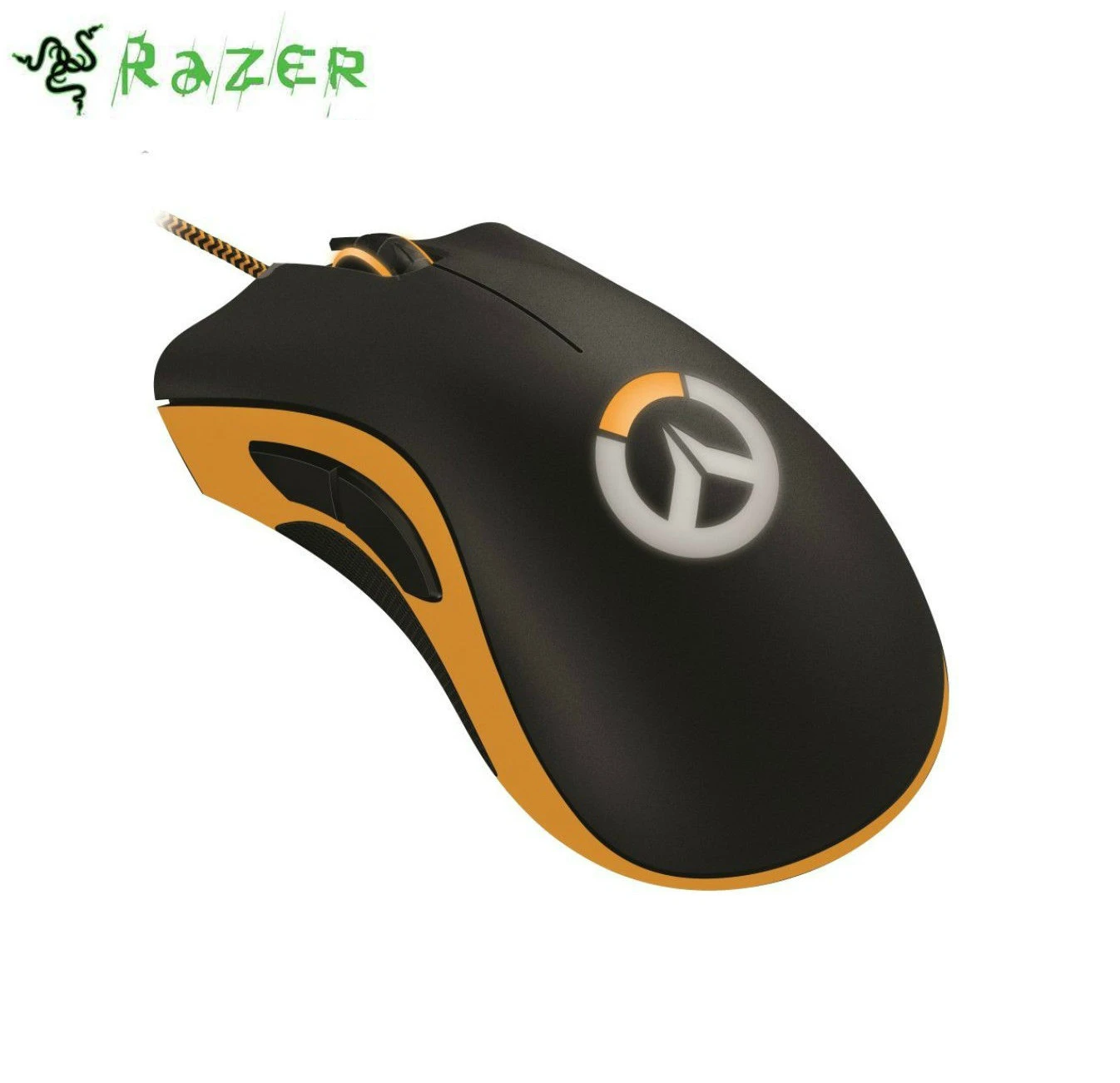 Игровая мышь razer DeathAdder Chroma Overwatch Edition 10000 dpi RGB эргономичная компьютерная USB