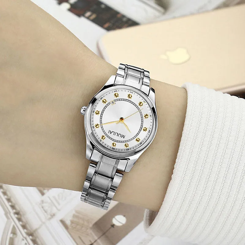 Reloj Mujer, кварцевые наручные часы, женские часы, Роскошные, известные часы, женские, Rolexable, водонепроницаемые часы, календарь, Relogio Feminino